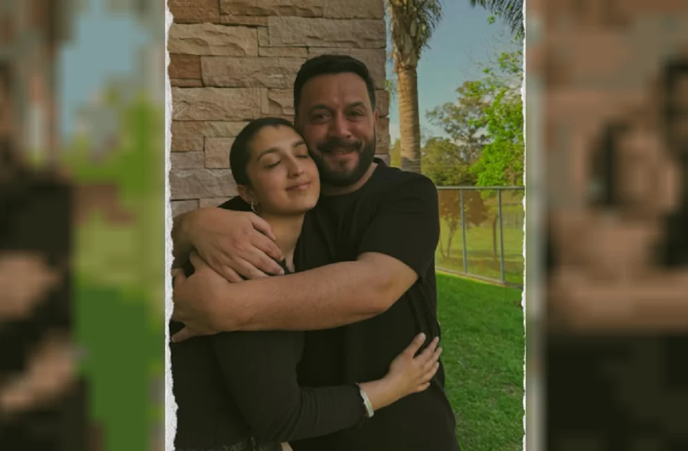 Lucas Sugo y su Hija