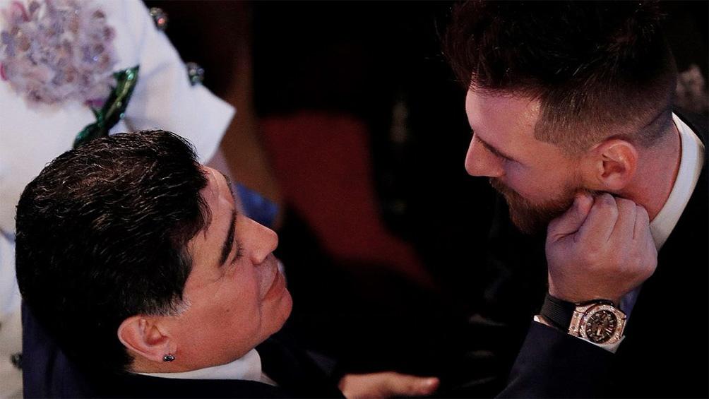 Maradona y Messi