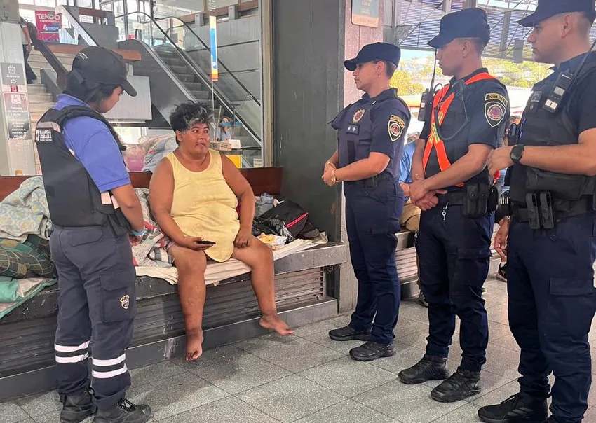 mujer-encontrada-terminal-de-omnibus_ prensa Municipalidad