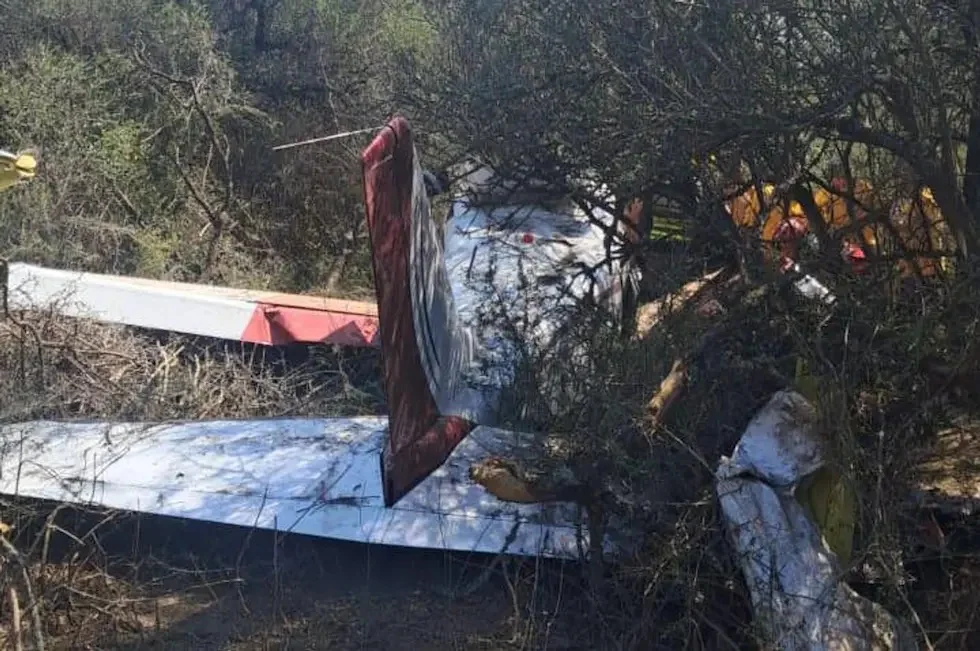 cayó un avión