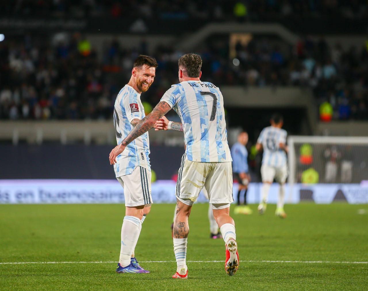 Messi y De Paul