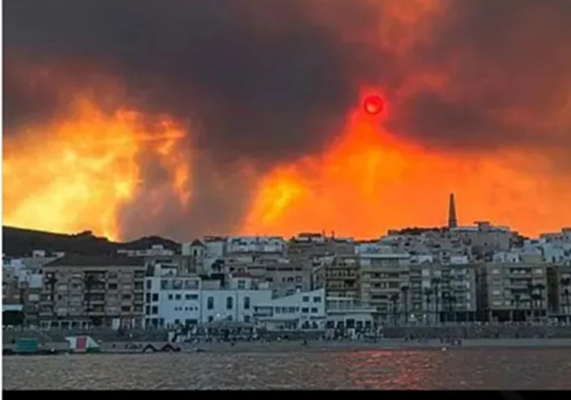 incendio en España