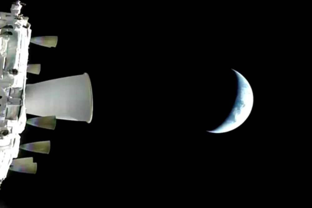 Vista de la Tierra desde Artemis II