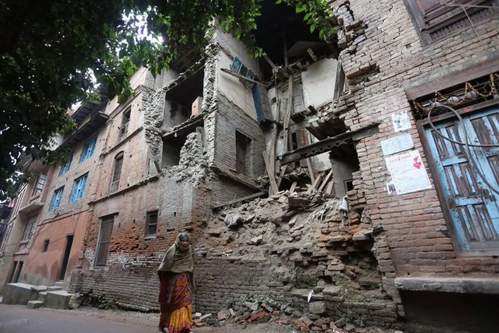 EL OBJETIVO FOTO TERREMOTO NEPAL