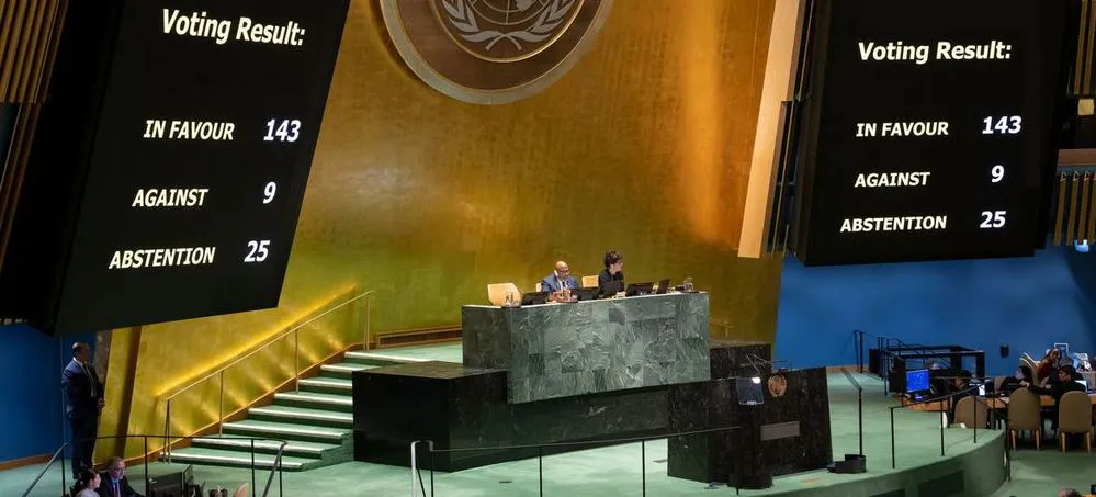 EL OBJETIVO FOTO ONU VOTACION PALESTINA un.org