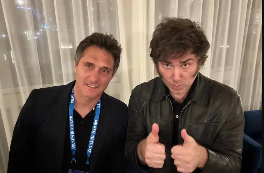 Milei y Schelotto