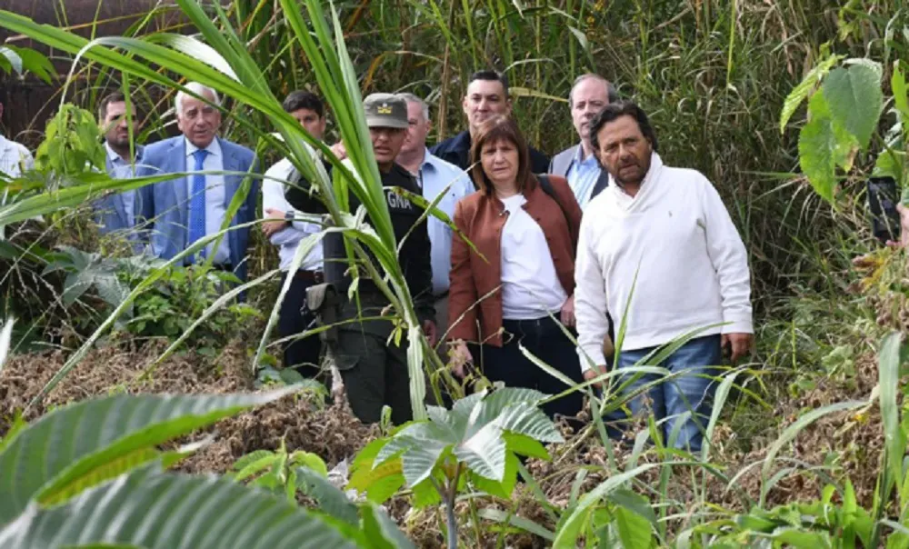 Patricia Bullrich y Gustavo Sáez Frontera Bolivia
