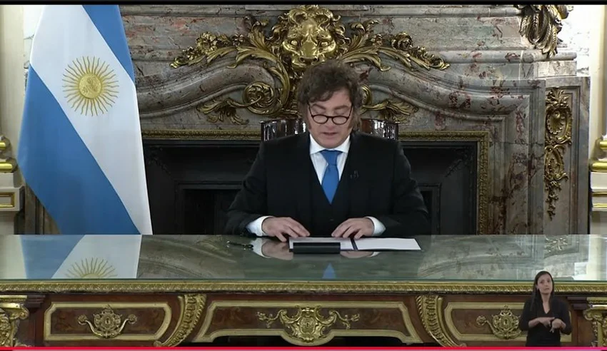 Javier-Milei-cadena-nacional_ captura NA
