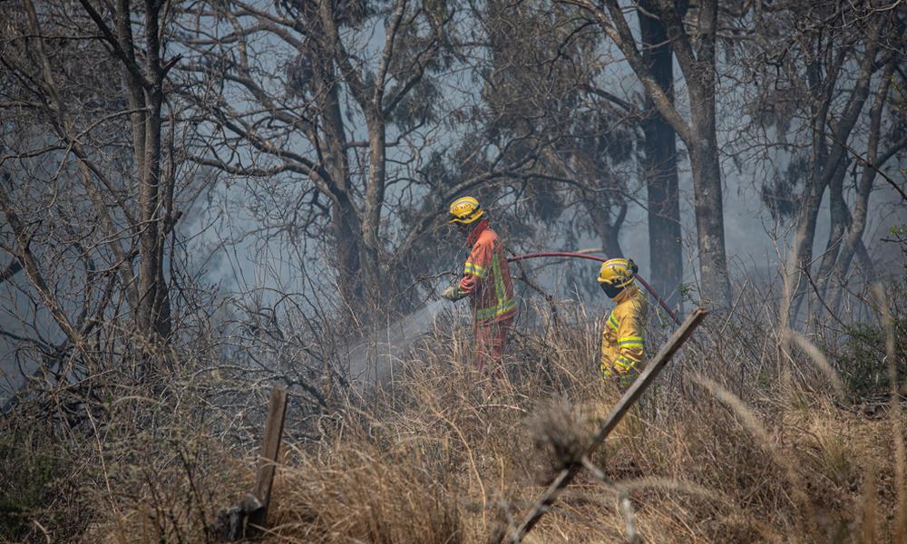 incendio activo