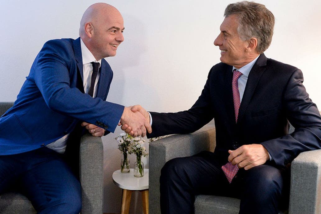 Macri con FIFA