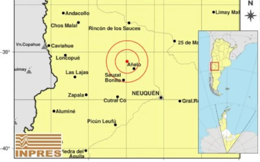 sismo en Neuquén