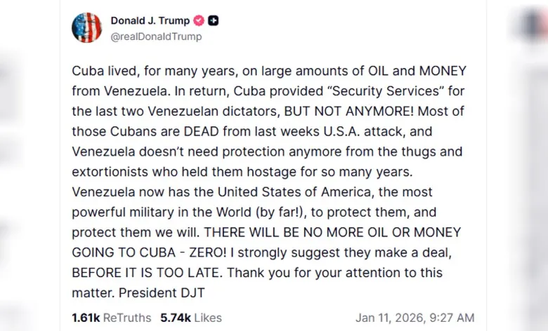 Trump comunicado