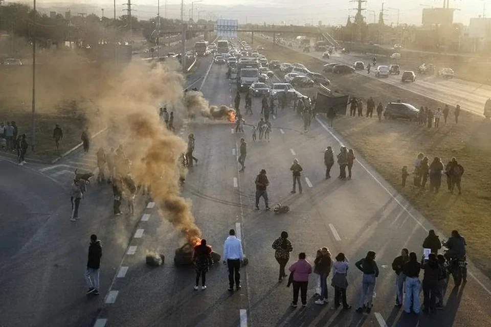 Agostina Vega marcha