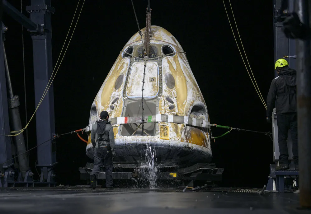 EL OBJETIVO FOTO MISION ESPACIAL SPACEX NASA 1