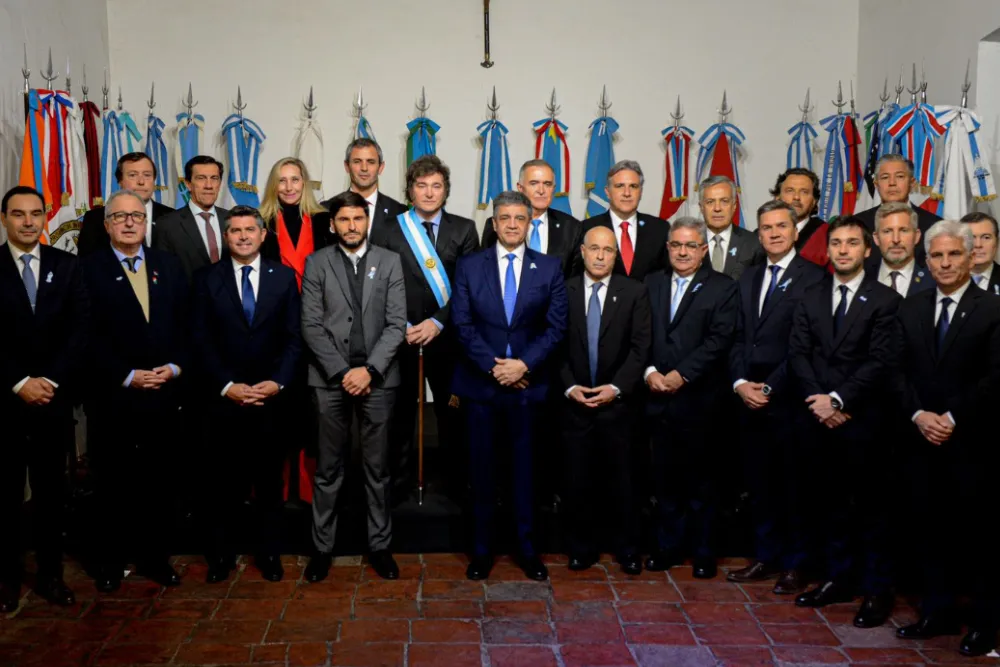 Milei y gobernadores