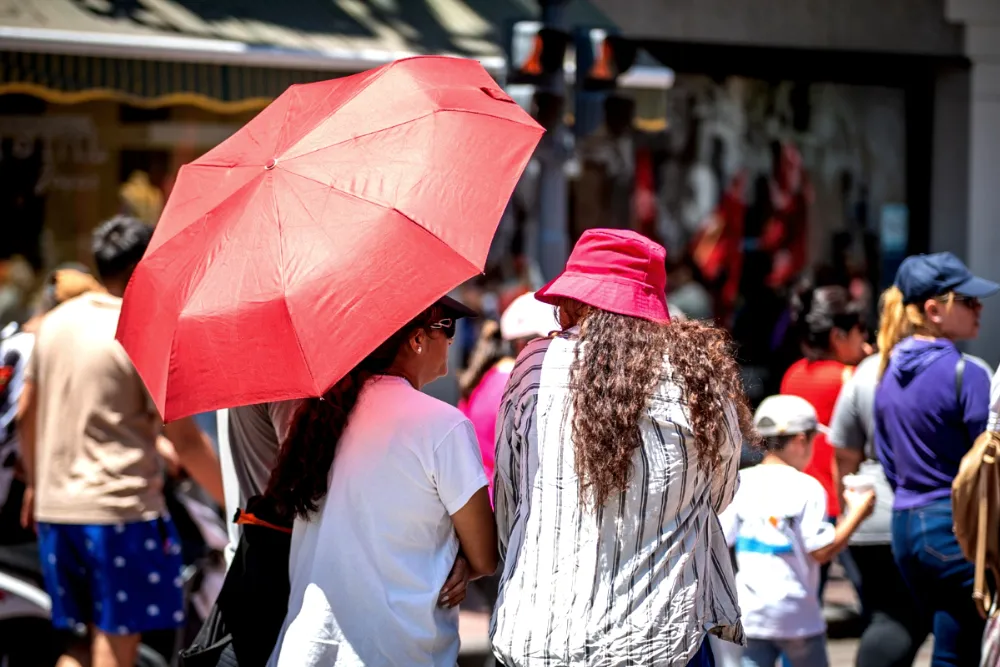 Calor sol ola de calor