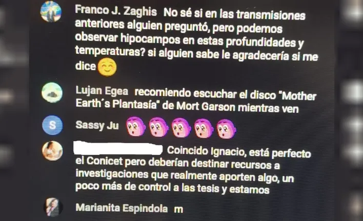 debate que se armó en la transmisión del CONICET