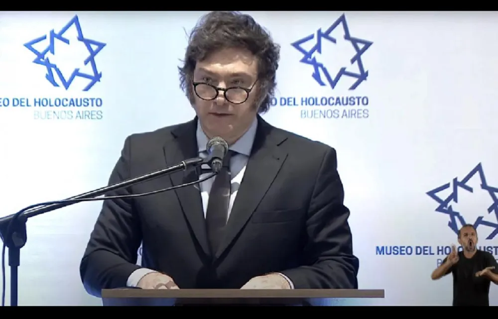 Milei museo del Holocausto