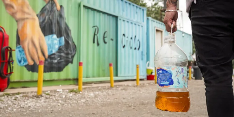 reciclado-de-aceite_ prensa Municipalidad