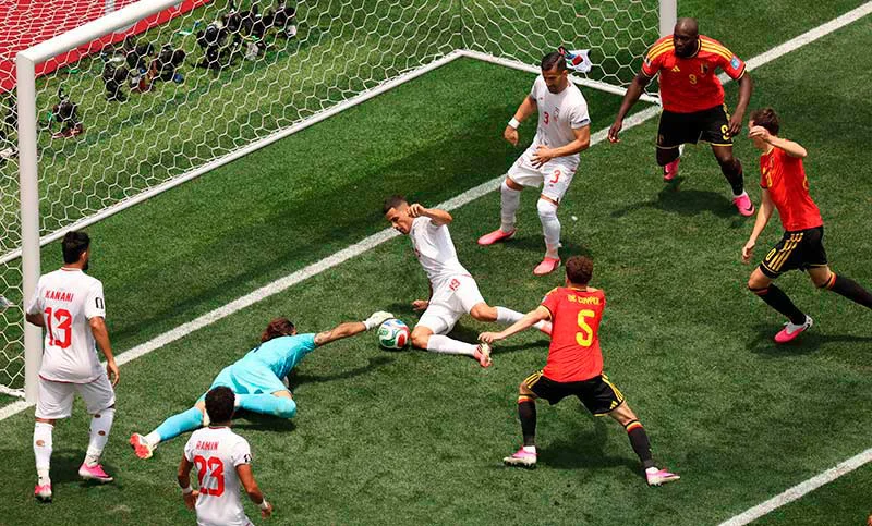 belgica empató con iran