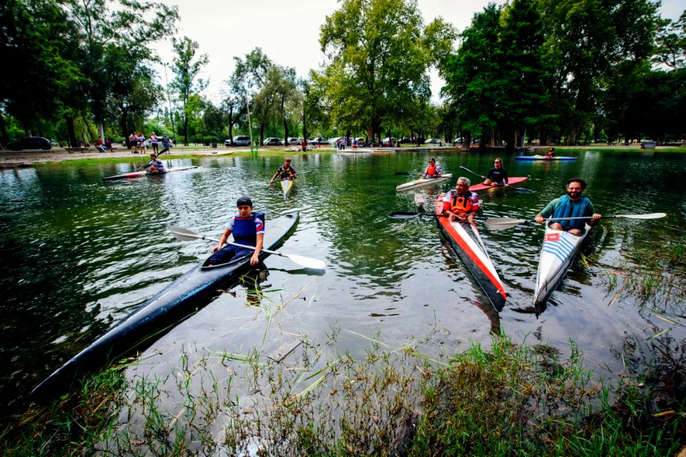 canotaje en el Parque Sarmiento