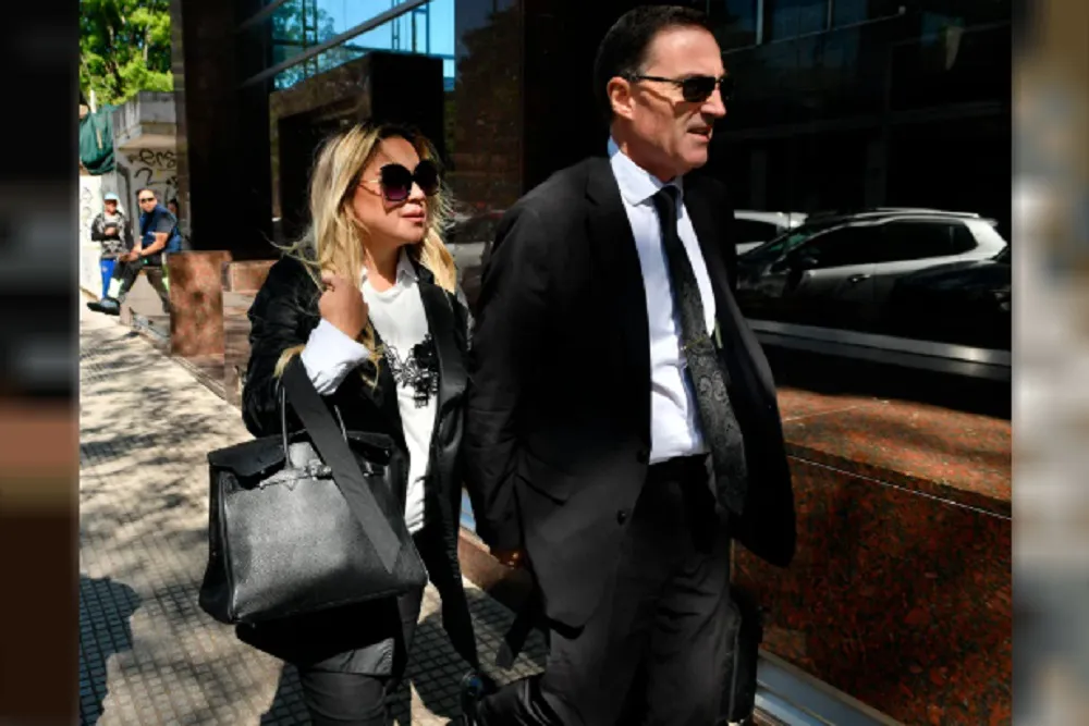 Verónica Ojeda y Mario Baudry Maradona