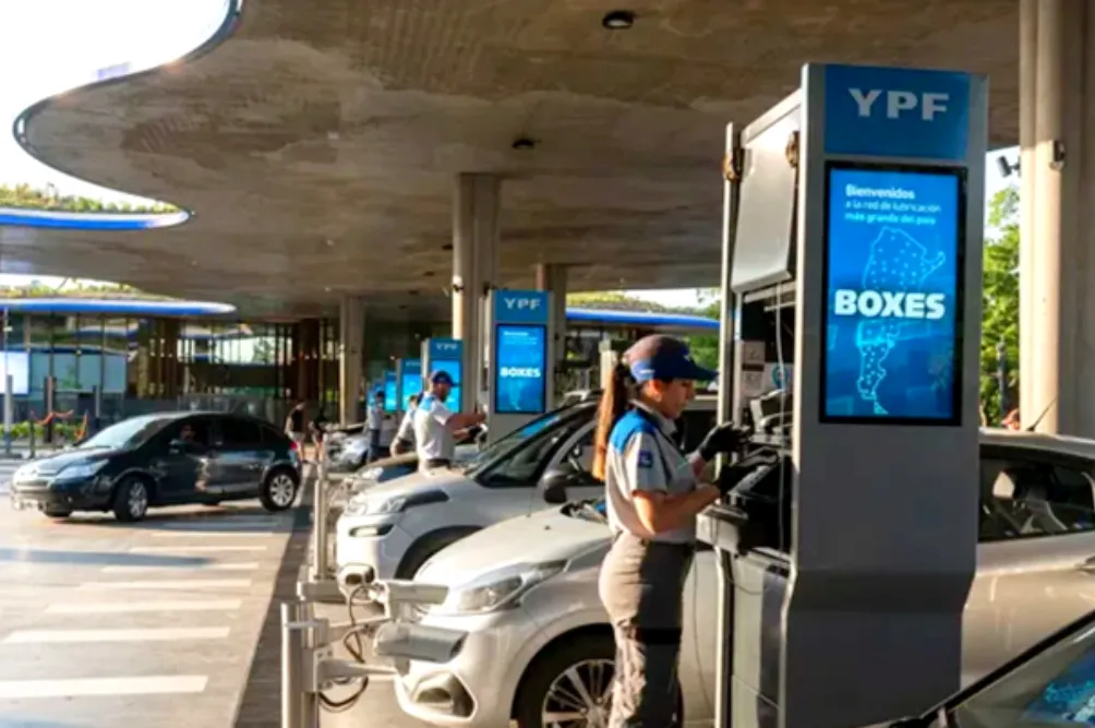 YPF Nafta combustible