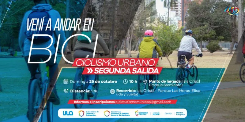 la segunda salida de Ciclismo Urbano