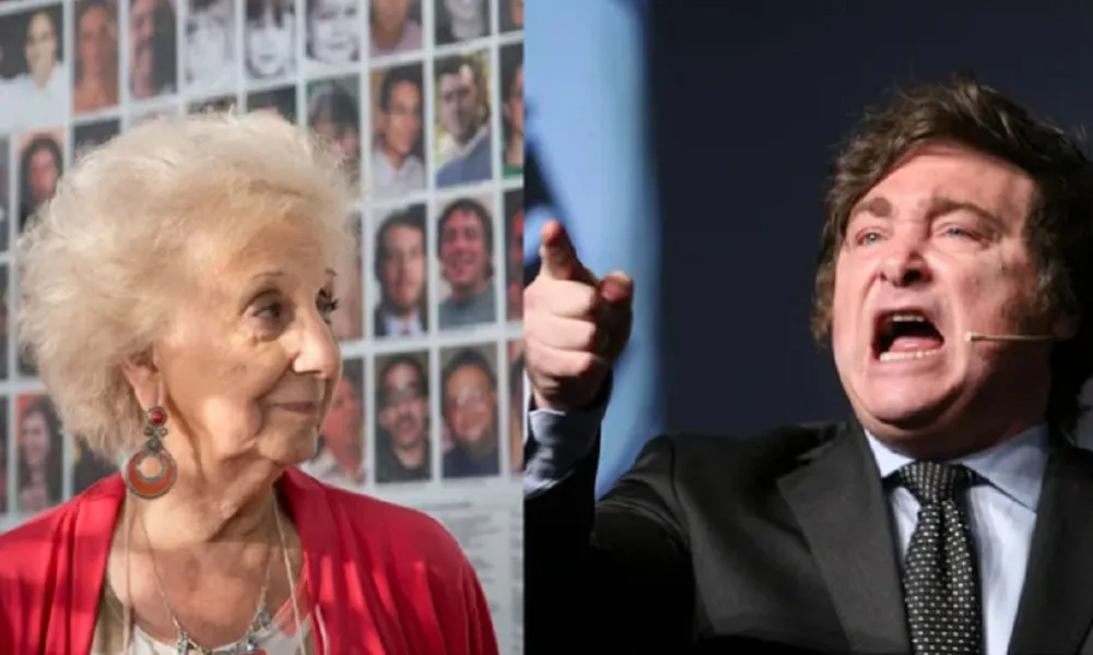Estela de Carlotto y Milei
