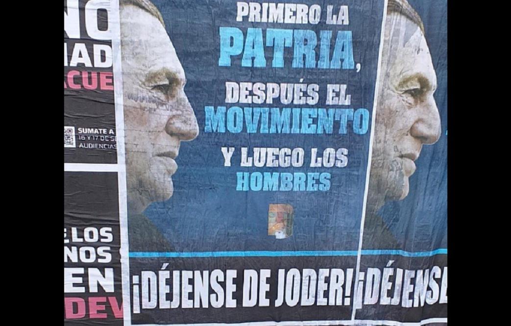 Afiches en el Congreso