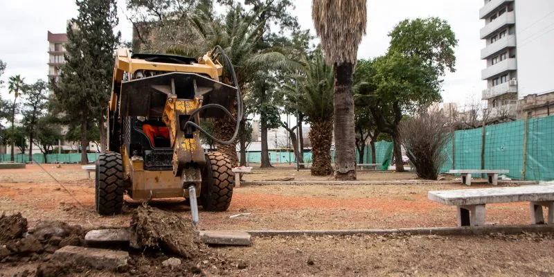 la plaza Rafael Núñez