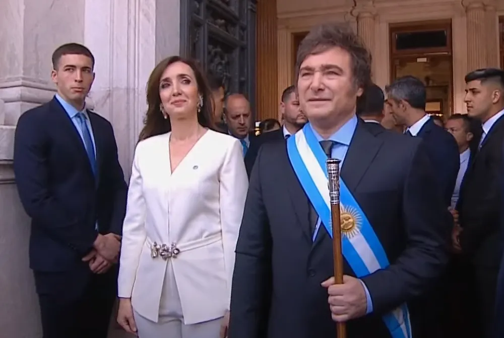 javier milei - victoria villaruel - jura