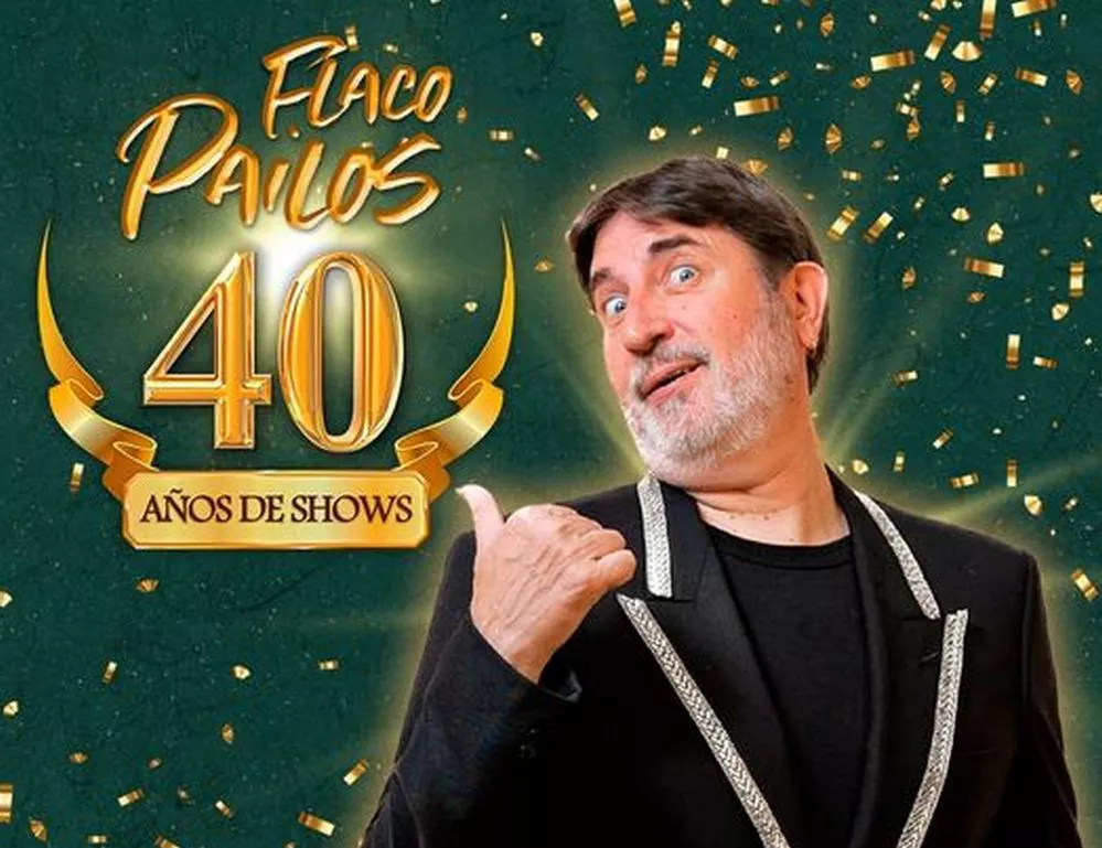 EL OBJETIVO FOTO FLACO PAILOS 40 AÑOS