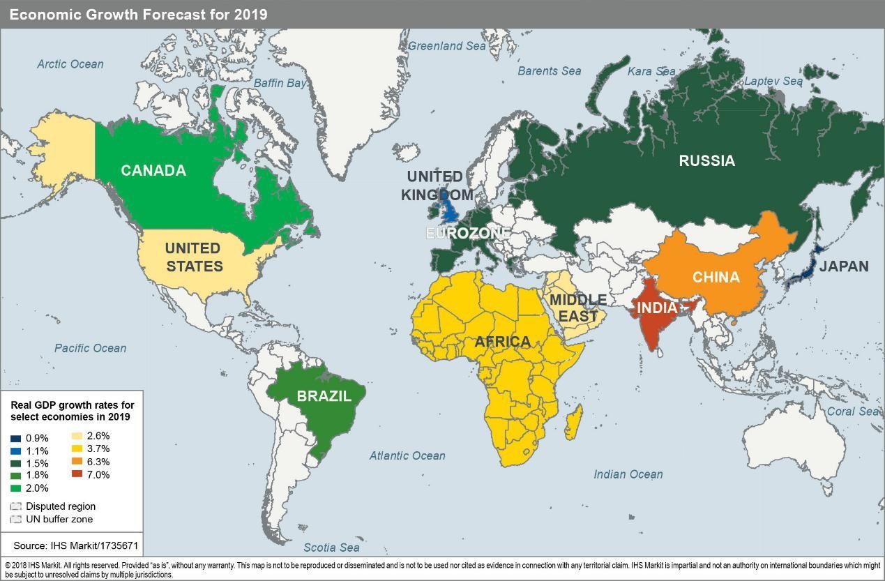 Diez predicciones para la economía mundial en 2019 Diez predicciones para la economía mundial en 2019