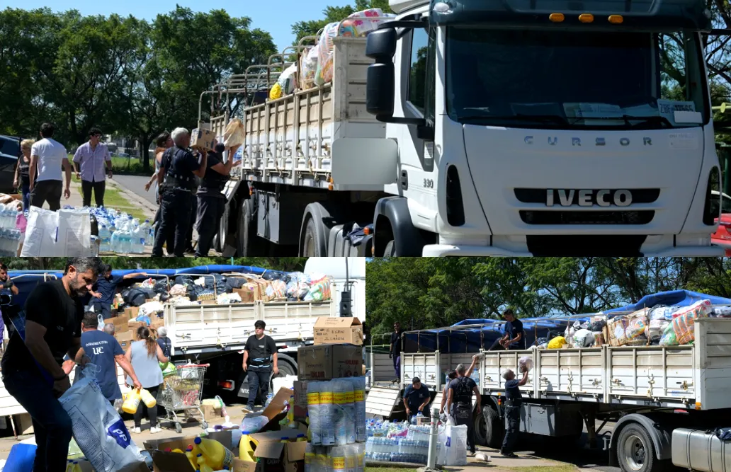 Córdoba donaciones a Bahía Blanca