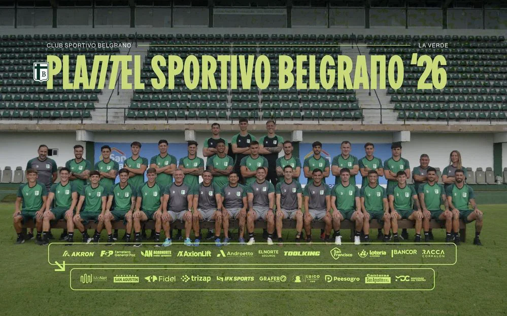 FOTO SPORTIVO BELGRANO PLANTEL 2026