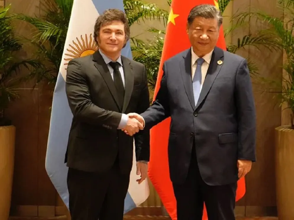 JAvier milei Xi Jinping