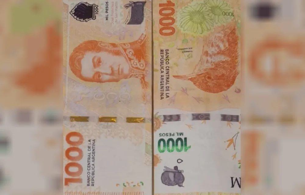 billetes de $1000