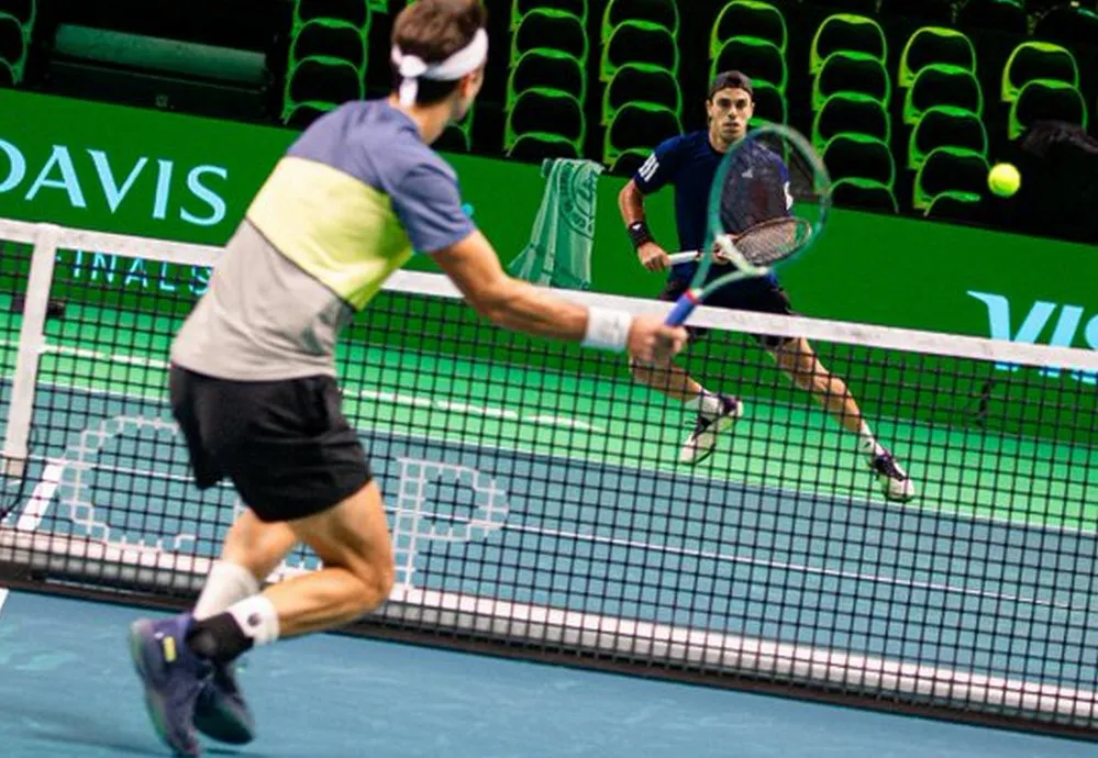 EL OBJETIVO FOTO COPA DAVIS EQUIPO ARGENTINO PRACTICA X ATT