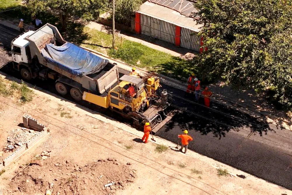 pavimentación que conecta Córdoba con Saldán