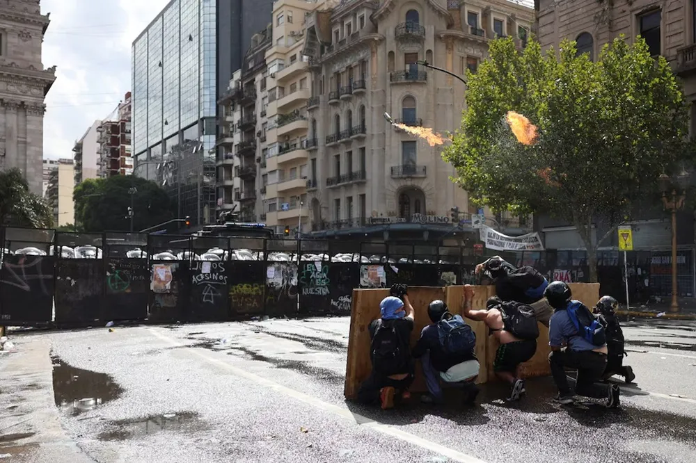 enfrentamiento en el congreso