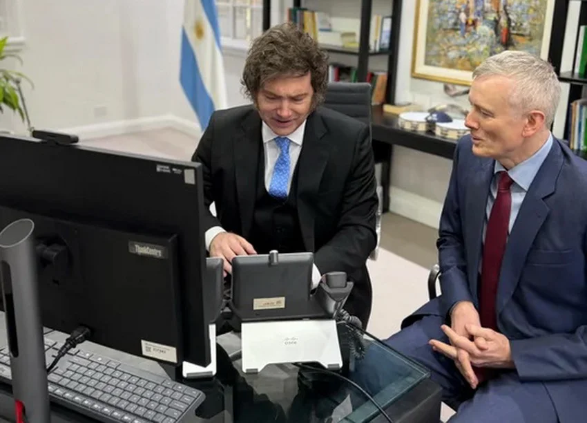 Javier Milei-Mark Carney_ NA