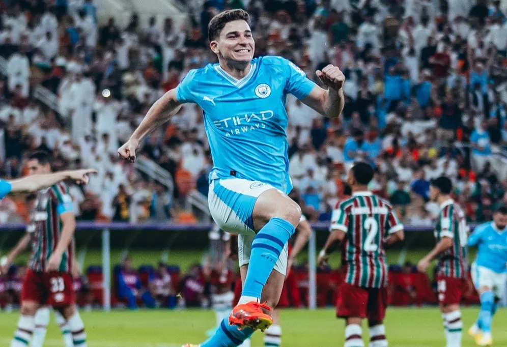 EL OBJETIVO FOTO JULIAN ALVAREZ MUNDIAL CLUBES 2