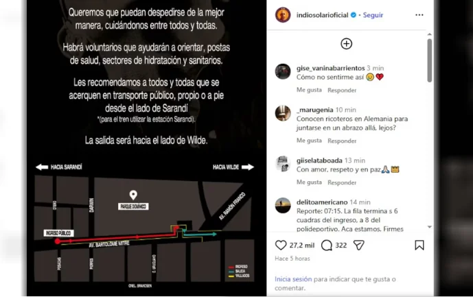 Velorio de Indio Solari 2