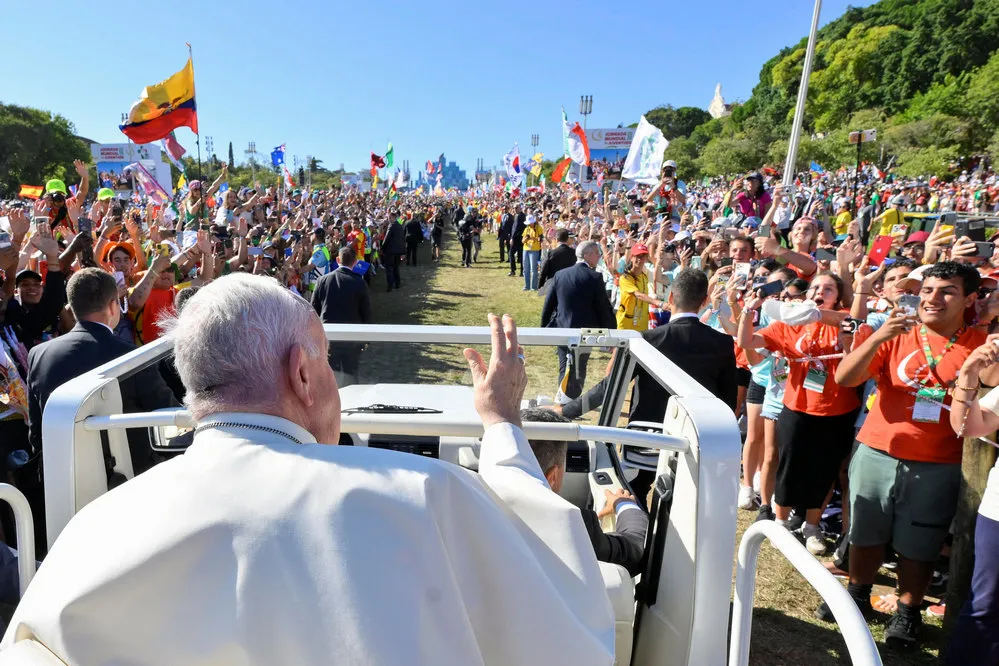 EL OBJETIVO FOTO PAPA FRANCISCO PORTUGAL JMJ