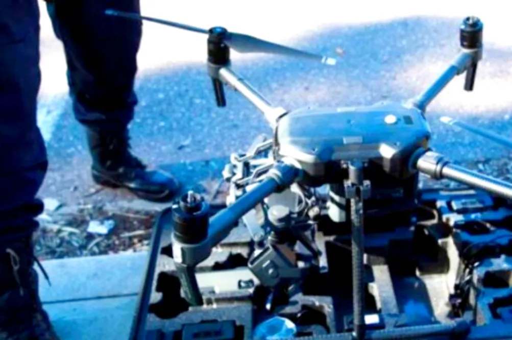 Policía una división de drones