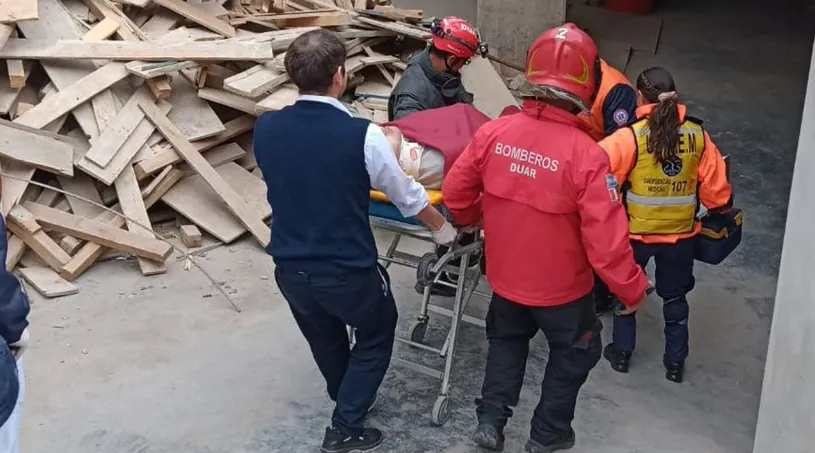 obrero herido