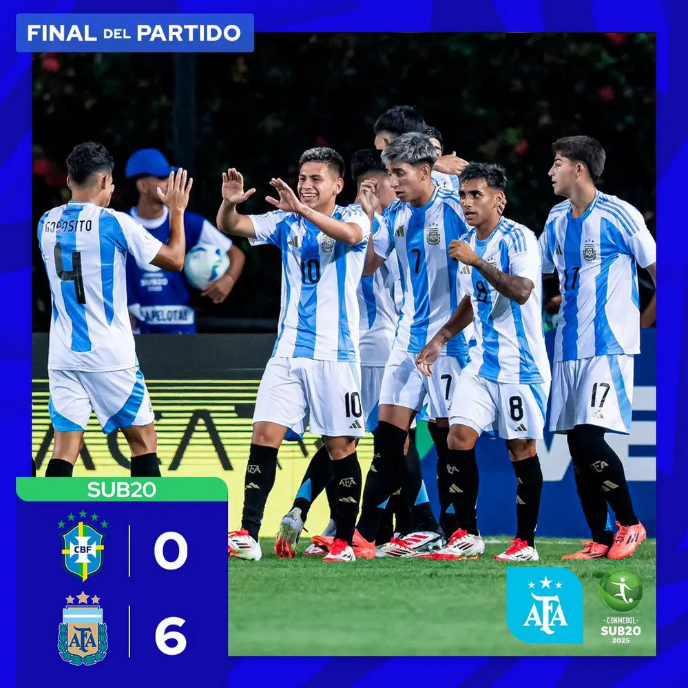 EL OBJETIVO FOTO SUB 20 ARGENTINA BRASIL X SELECCION ARG