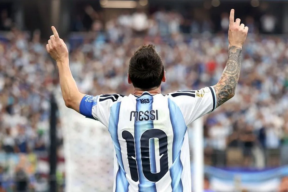 EL OBJETIVO FOTO MESSI X SELECCION ARGENTINA