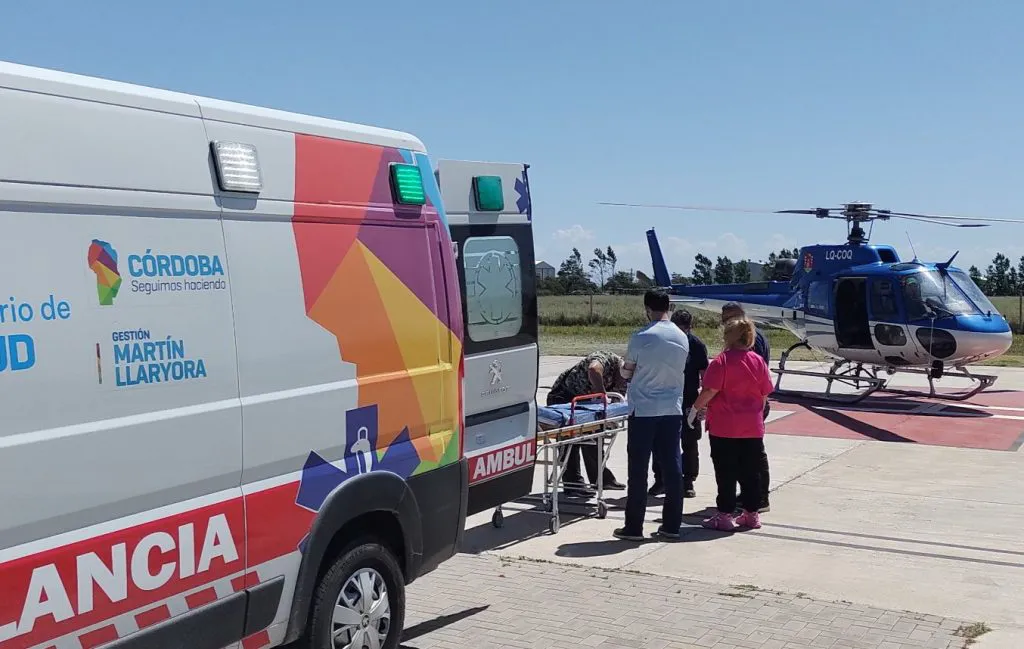 ambulancia Helicóptero sanitario